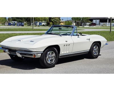 1966 Chevrolet Corvette Stingray Convertible Manual Transmission