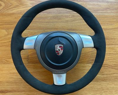 997 / 987 Alcantara Porsche OEM Sport Steering Wheel