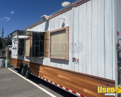 Well-Equipped - 2021 8.6' x 30' Kitchen Food Concession Trailer w/ Bathroom & Pro-Fire Suppression