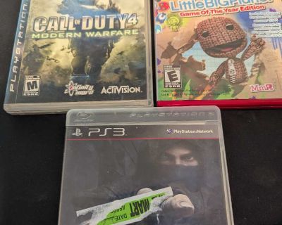 PlayStation 3 game lot