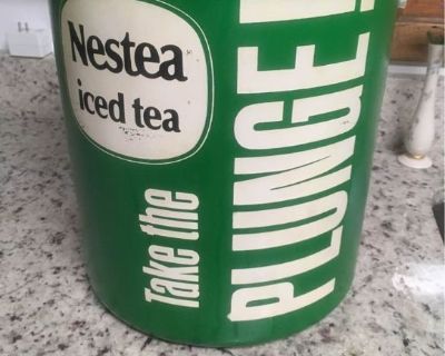 Cooler - Nestea - 14" tall by 12" diameter (great for tailgating)