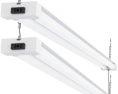 LED Plug-n-Play Shop Light, 4ft, Utility, Frosted
