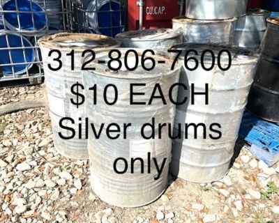 ATLANTA GEORGIA $10 BURN BARREL BARRELS STEEL METAL DRUM DRUMS 55 GALLON