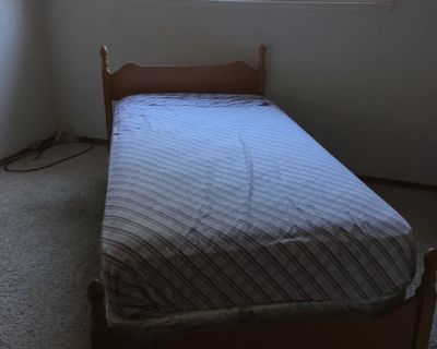 Room has twin bed and a dresser also private bathroom no security deposit looking for a female quiet and clean no pets no smoking no drinking no drugs if intrested text me 831-277-4480. Thank you ana