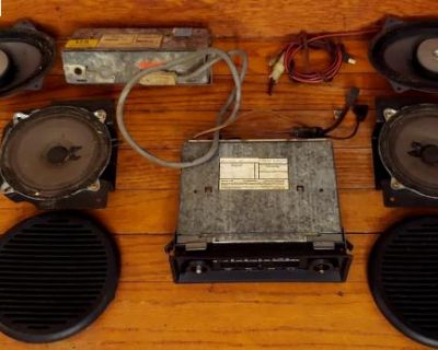 Porsche Blaupunkt CR Radio 1977-80 Speakers Grills