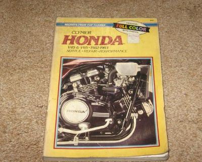 Honda V45 & V65 1982 - 1983 Clymer Repair Service Manual