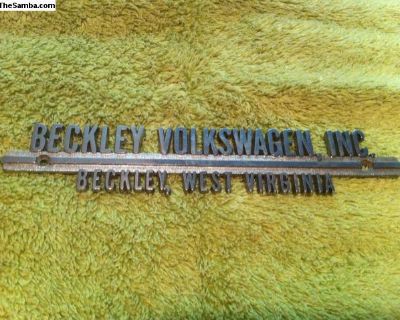 very rare NOS new dealer badge from here in the states $55 shipped in the usa paypal.com and pay to [email protected]