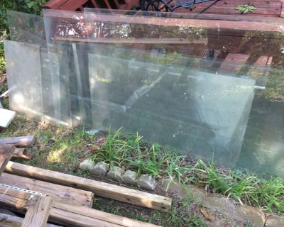 Double pane glass from greenhouse