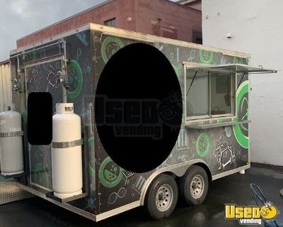 Well Equipped - 2022 8.5' x 14' Kitchen Food Trailer with Fire Suppression System