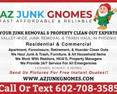 Valley-Wide Junk Removal* Property Clean Outs* Same Day Service* Estate Sale Clean Outs*