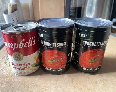 Great Value Soup & Spaghetti Sauce