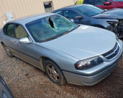 Salvage Silver 2001 Chevrolet Impala Ls