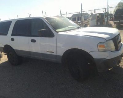 Salvage White 2007 Ford Expedition