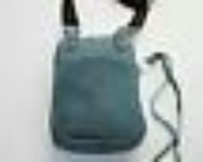 Aimee Kestenburg BRAND NEW Leather Denim Crossbody Stadium Purse