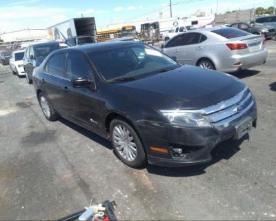Salvage Black 2010 Ford Fusion