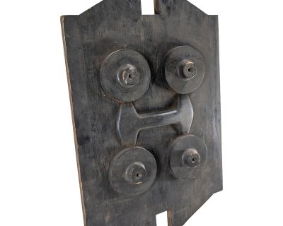 Mid-Century Modern Industrial Mold Sculptural Wall Decor