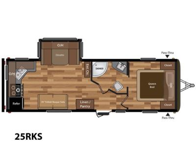 2018 Keystone Rv Hideout 25RKS