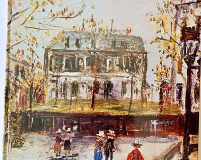 Maurice Utrillo Art Book - Vintage Illustrated Hardcover Book w Color Reproductions