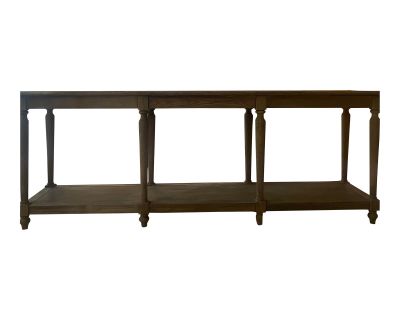 Limed Grey Oak Console Table