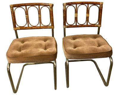 Vintage Mid Century Cantilever Chairs - a Pair