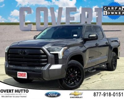 5TFLA5DB1PX104369. Mileage: 39253. Ready for Adventure: 2023 Toyota Tundra CrewMax SR5 4x4Exterior: Magnetic Gray Metallic. Interior: Black/Dark Interior with 4-Way Adjustable Front Bucket Seats.Performance: 3.4L V6 Engine, 4WD, 3.31 Axle Ratio.Key Features: Local Trade, Blind Spot Monitoring, Predator Drop Step (TMS), TRD 20 Matte Black Wheel Package (TMS) (PPO), Apple CarPlay/Android Auto, Ex...
