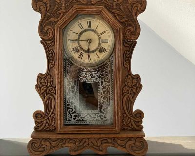 Antique gingerbread clock
