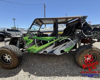 2014 Custom-Built Off-Road Buggy “GAME CHANGER” 383 Stroker Beast
This purpose-built off-road buggy is an absolute monster, designed for the serious enthusiast who craves power, performance, and presence. At its heart is a fire-breathing 383 Stroker V8, pushing out massive torque for effortless desert blasts, dune climbs, and rocky trail runs. It rides on a long-travel suspension system featuri...