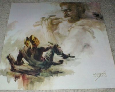 "Flutist Dream" Art Print by Lenore Beran - Signed - Unframed