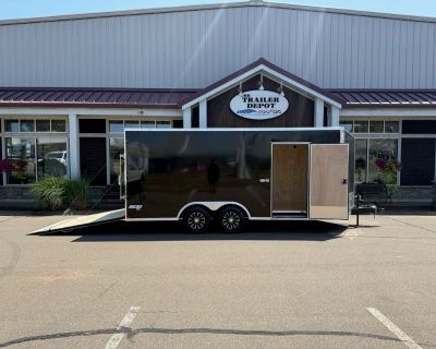 8'6" x 18'+ V-Nose Enclosed Car Hauler 9.9K