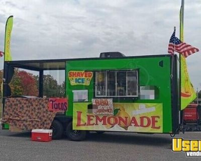 Like New 8.5' x 20' Concession Trailer | Mobile Vending Unit with Open Porch