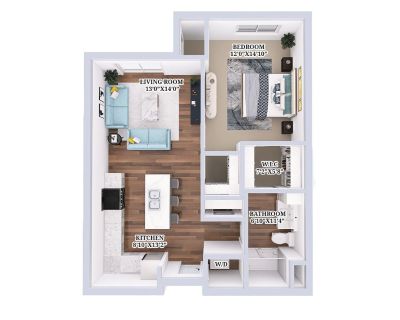 1 Bedroom 1BA 807 ft Pet-Friendly Apartment For Rent in Menomonee Falls, WI