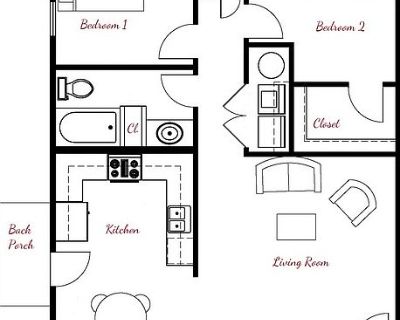 2 Bedroom 1BA 900 ft Pet-Friendly Single Family Home For Rent in Tifton, GA