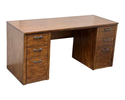 Ethan Allen Duke Double Pedestal Desk
