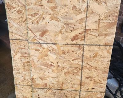 3 panels of plyboard