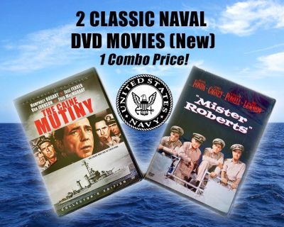 "The Caine Mutiny" & "Mister Roberts" - Classic Navy Dvd Combo!