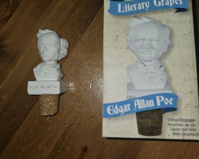 Edgar Allan Poe Wine Bottle Cork Stopper