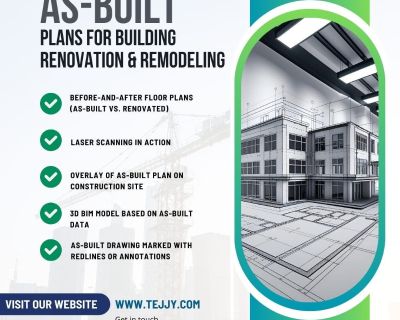 As-Built Plans for Building Renovation & Remodeling
