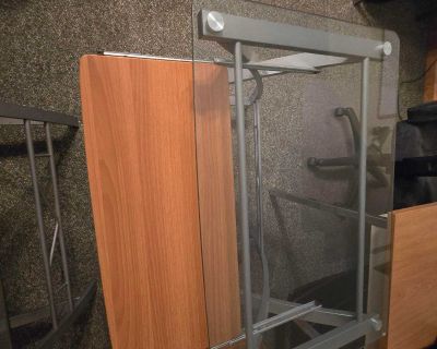 Glass Single Office Desks