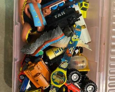 Small cars and toys