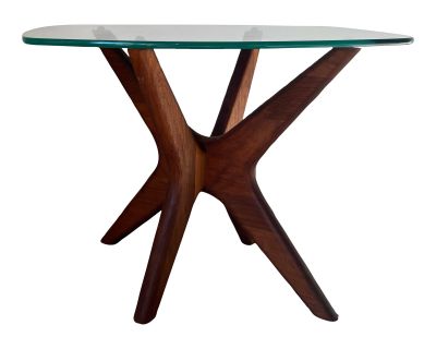 Adrian Pearsall for Craft Associates Walnut Jack Side Table