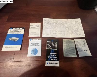 Blaupunkt Radio Manuals, Frankfurt, Essen