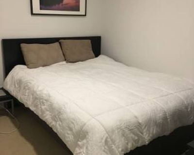 Queen Bed Frame with Mattress