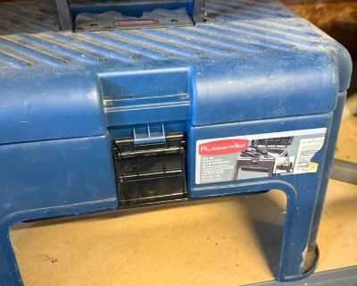 Rubbermaid Step Stool Tool Box