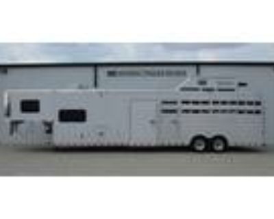 2018 Twister 16' Livestock Gooseneck Trailer with 10' Living Qu Stock