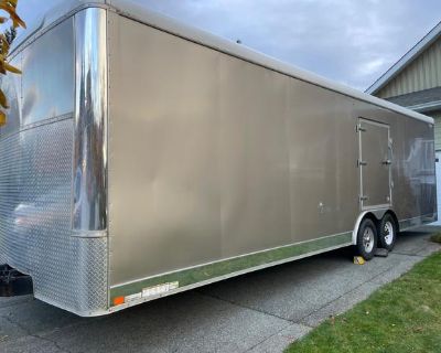 2018 Enclosed 28 foot United Trailers Car Hauler