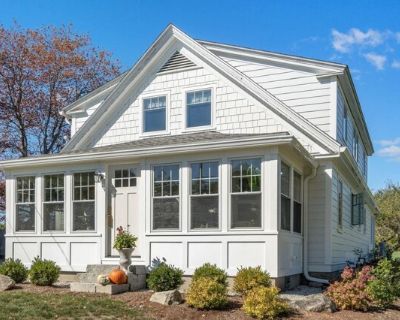 335 Central Rd. This stunning two-bedroom, two-and-a-half-bath antique restoration in Rye, NH seamlessly blends historic character with modern luxury. Thoughtfully redesigned, it features hard wood floors, exposed beams, and a light-filled open layout - and is delivered with luxury furnishings. The gourmet kitchen showcases custom cabinetry, high-end appliances, and quartz countertops, flowing ...