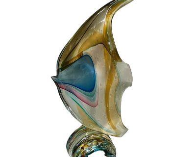 Late 20th Century Murano Fish Sculpture by Sergio Costantini