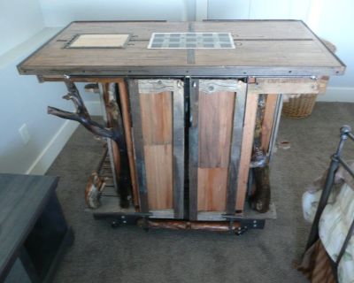 Rustic Beverage Cart / Island
