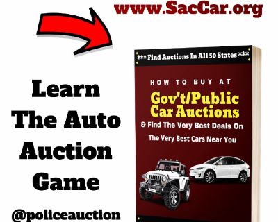 Find deeply discounted cars trucks and suvs. Plus hundreds of different items. Learn how! Go To www.SacCar.org