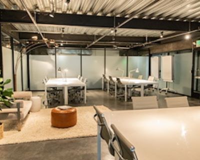 Meeting room. Great for medium-large sized teams, located on Floors 3 + 3M of Chophouse Row. 10,264 sq ft, accommodates team sizes up to 60 Move-in ready Comes fully furnished (optional) Kitchenette and bar Six conference rooms Self-contained heating source and direct fresh air system Operable windows Exposed concrete floors and exposed steel structure Individually secured via programmable fob ...